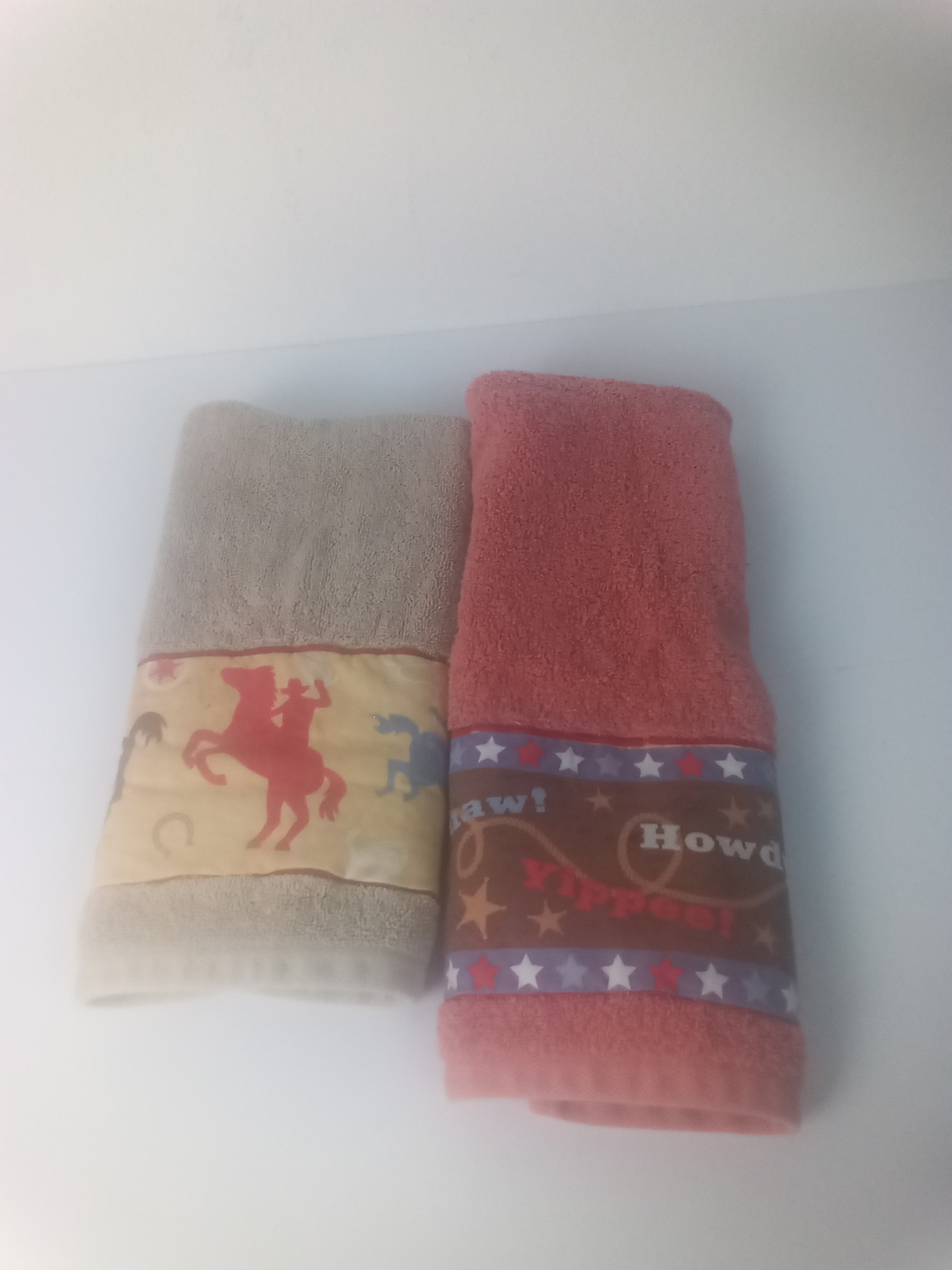 Cotton Hand Towels Western Print